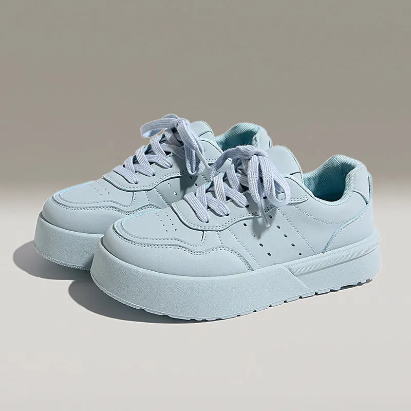 Lace Up Platform Athletic Sneakers - 3 color options