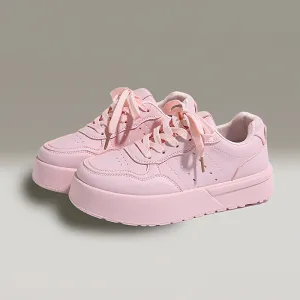 Lace Up Platform Athletic Sneakers - 3 color options