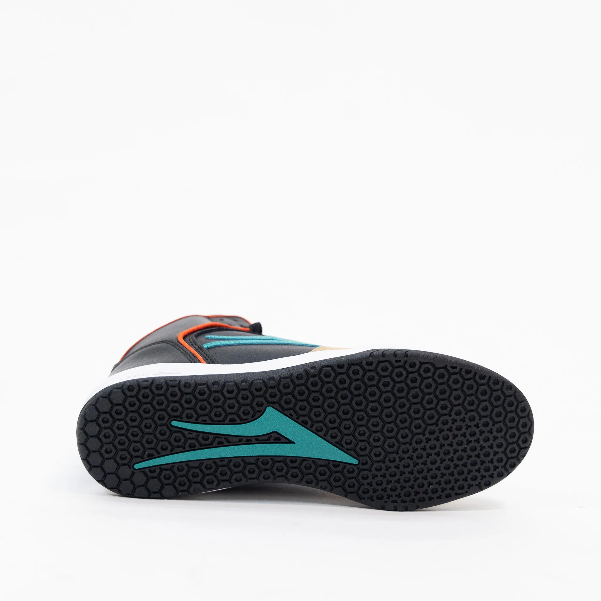 Lakai Telford Skate Shoe - Tan/Black Leather