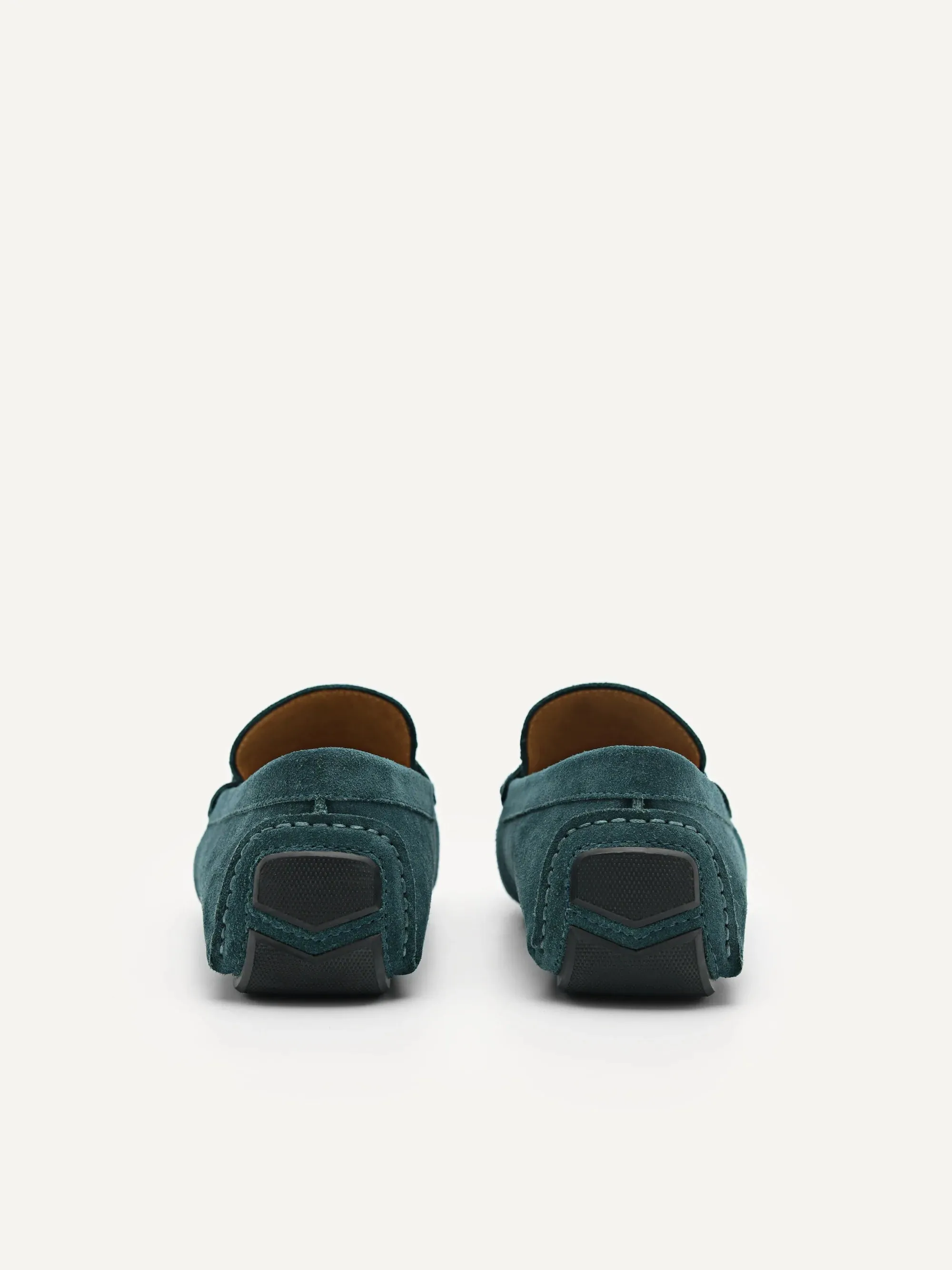 Leather Metal Bit Moccasins