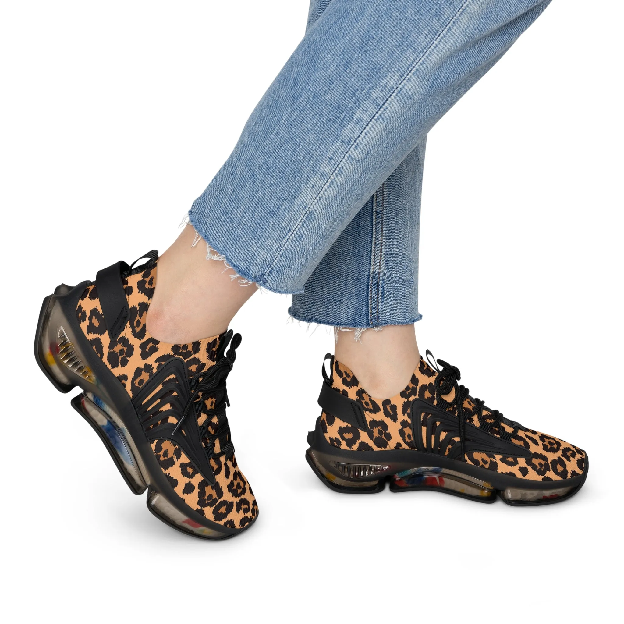 Leopard print Sporty Dad Sneakers