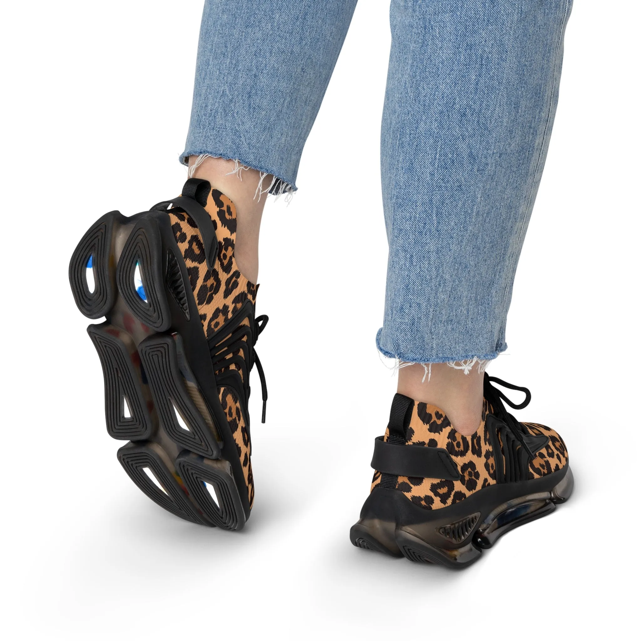 Leopard print Sporty Dad Sneakers