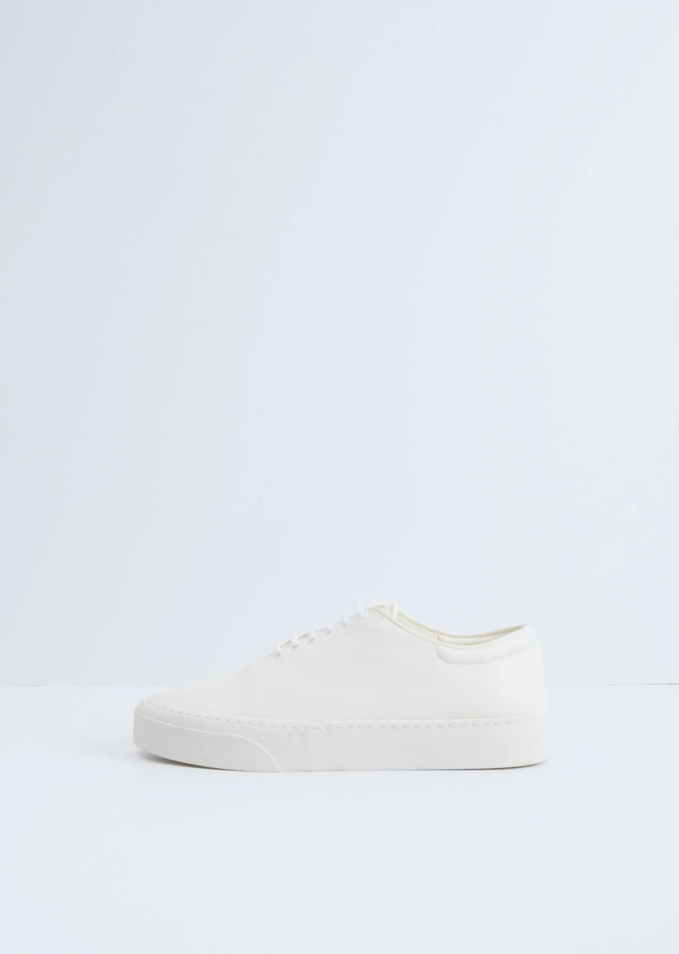 Marie H Leather Lace-Up —  Milk