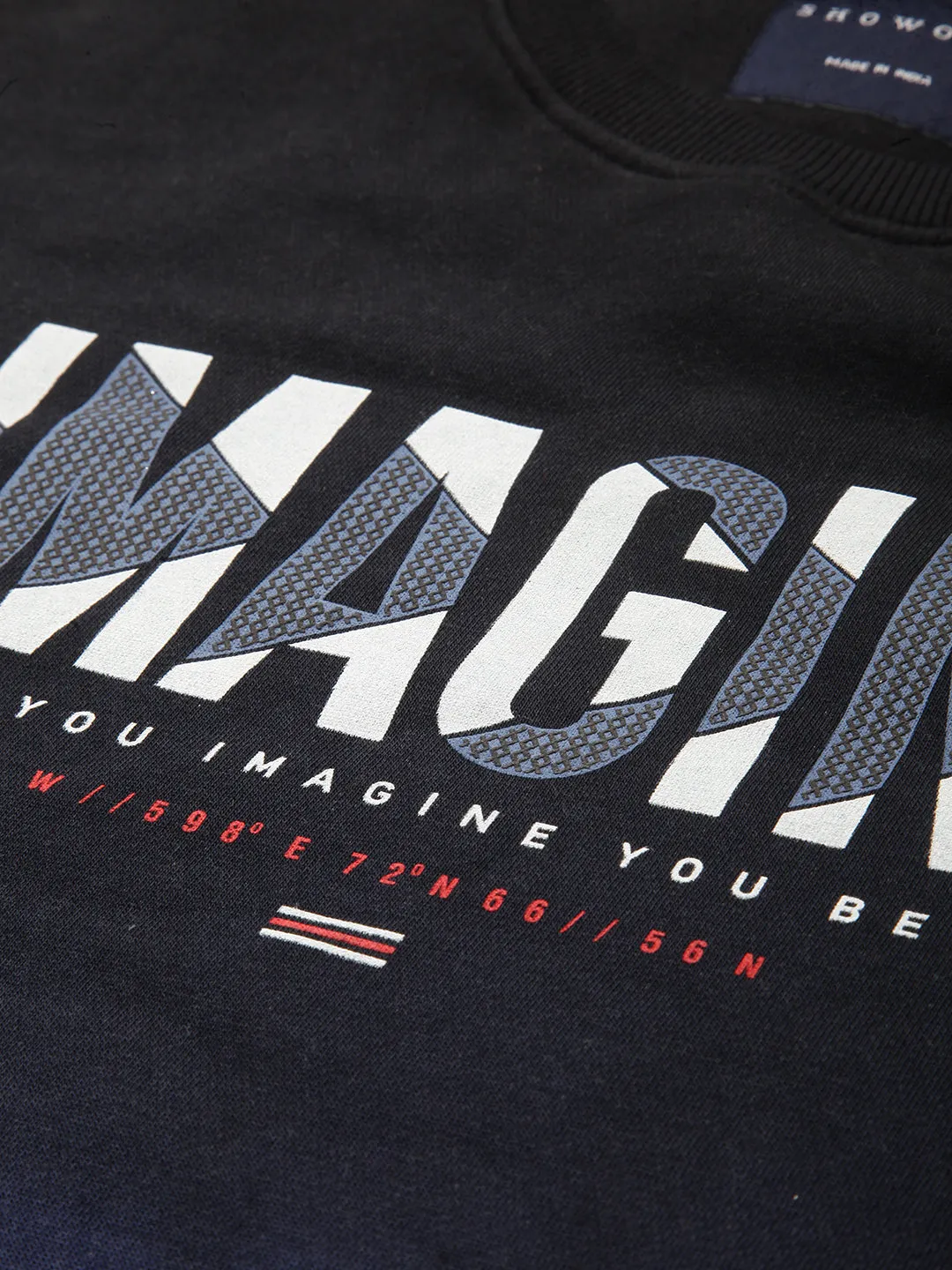Men Black Colourblock Sweatshirt