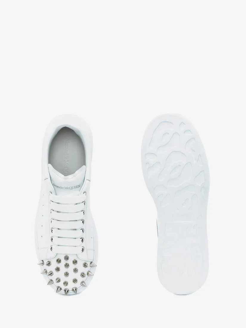 Men's Oversized Sneaker in White/silver