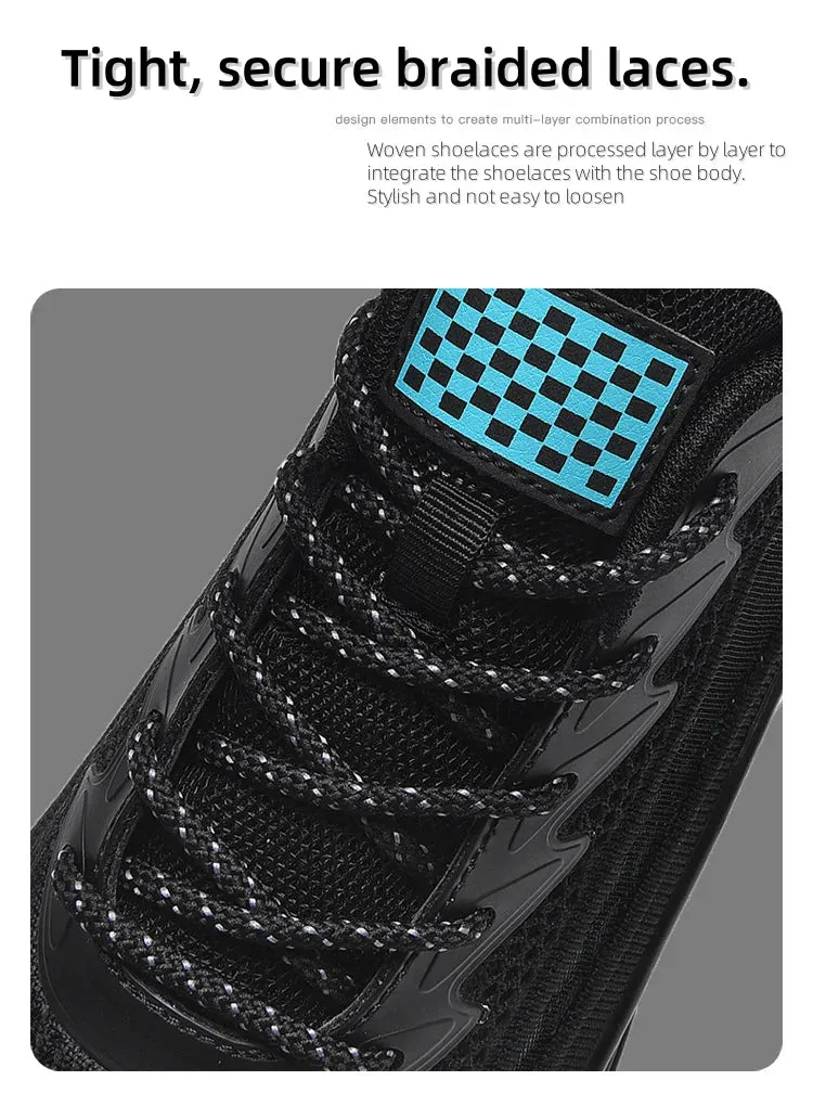 Men's Vulcanized Walking Running Shoes Unisex Casual Shoes Lightweight Tennis Shoes Sneakers Breathable Fashion Sneakers