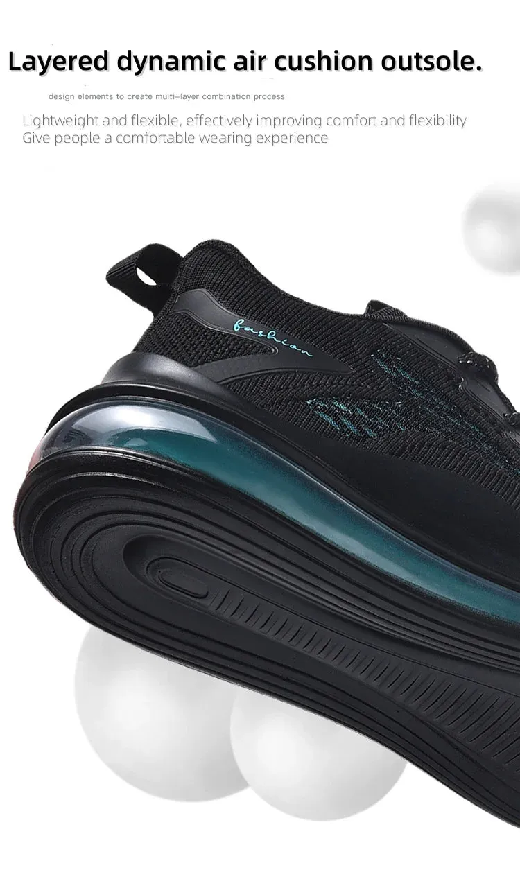 Men's Vulcanized Walking Running Shoes Unisex Casual Shoes Lightweight Tennis Shoes Sneakers Breathable Fashion Sneakers