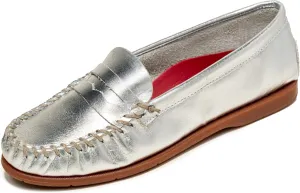 Minnetonka Mellony Penny  Women's Penny Loafer Design, Water and Stain Resistant, Genuine Suede, and Lightweight Sole