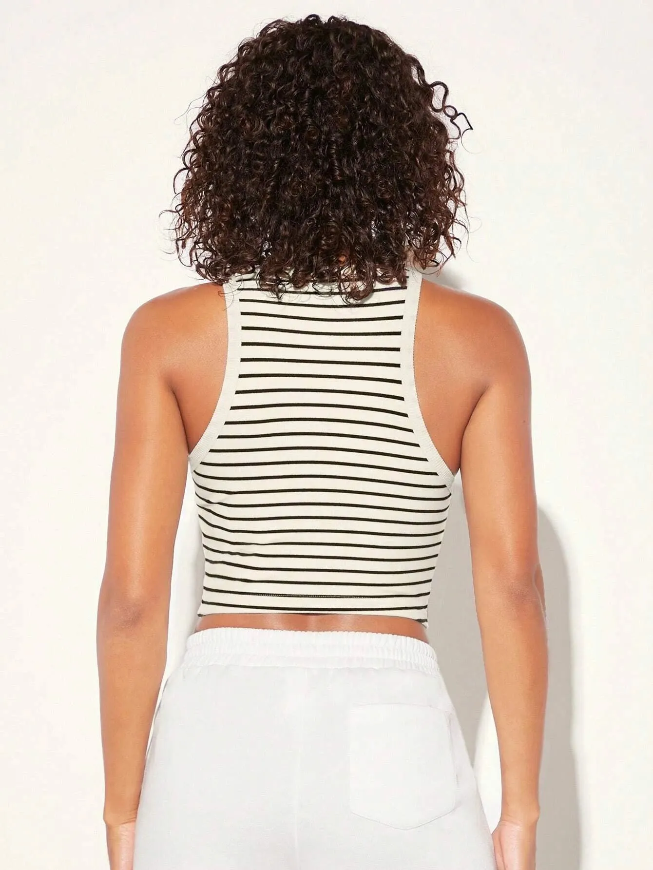 Modern Stripes Crop