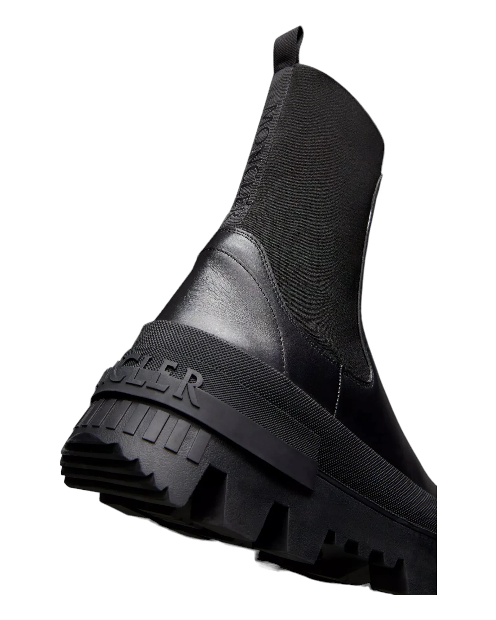 MONCLER CHELSEA ANKLE BOOTS BLACK