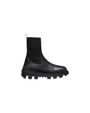 MONCLER CHELSEA ANKLE BOOTS BLACK