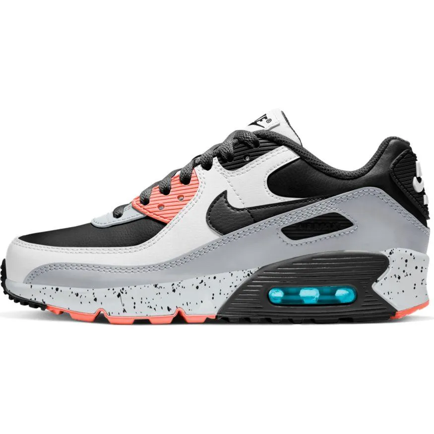 Nike Air Max 90 LTR (White   Black   Orange)