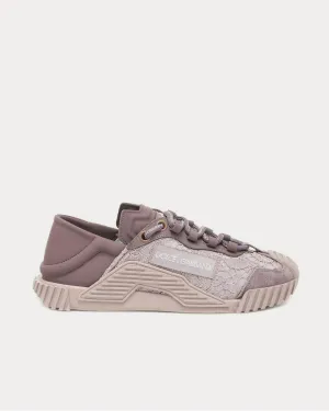 NS1 lace-trimmed Light Pink Low Top Sneakers