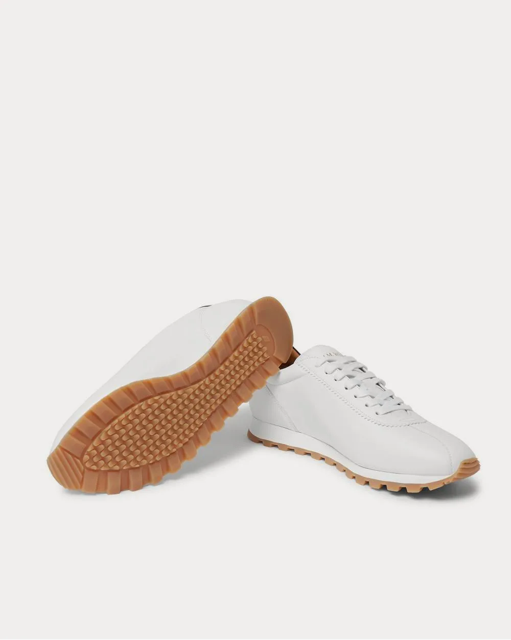 On My Way Leather  White low top sneakers