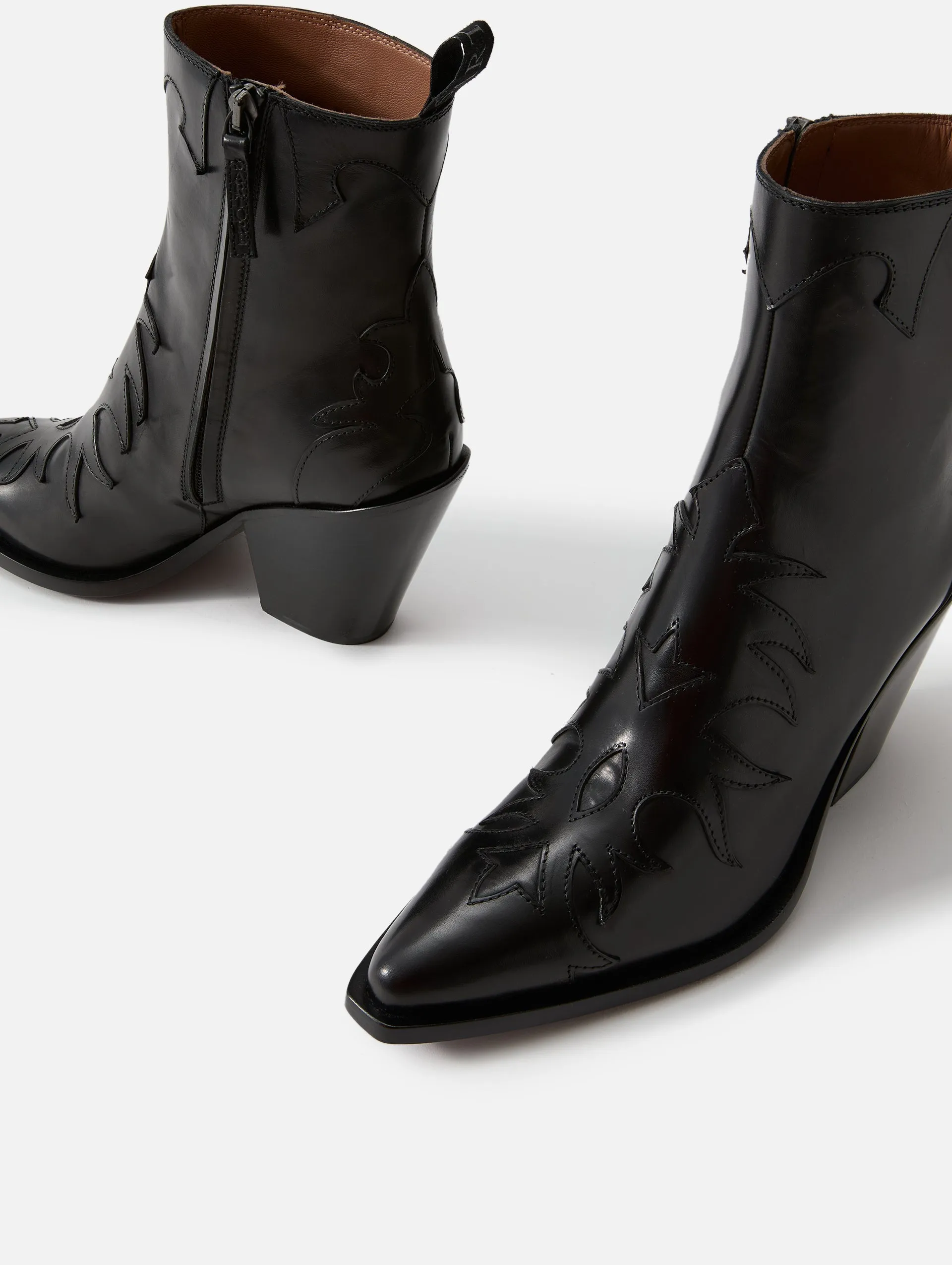 Parma Heeled Western Bootie