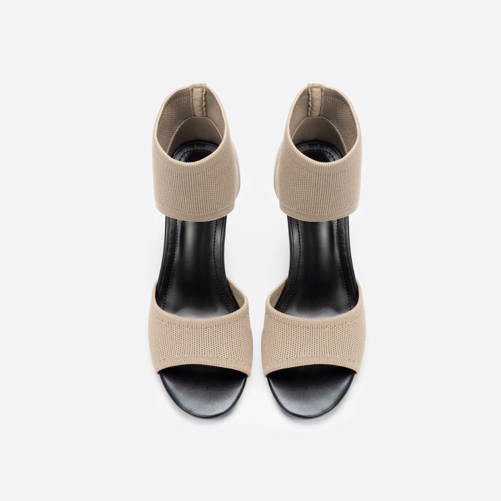 Peep-Toe High Heel Sandals