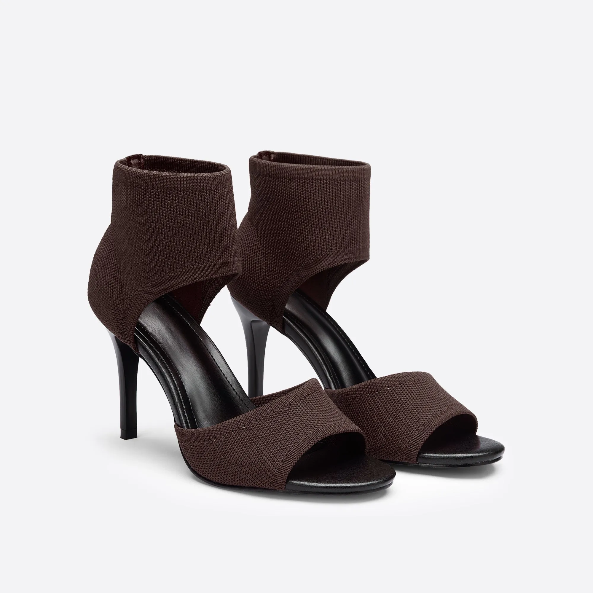 Peep-Toe High Heel Sandals