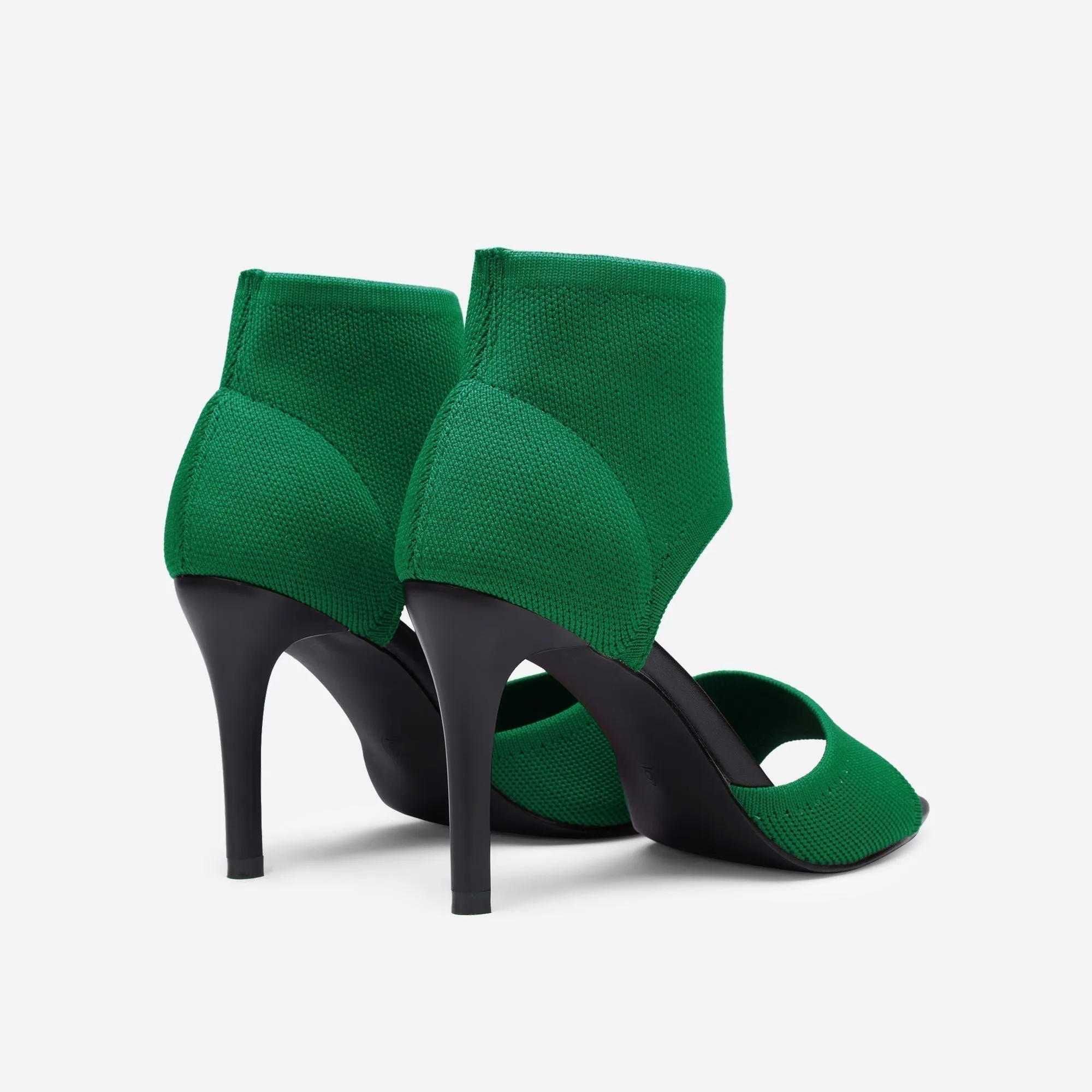Peep-Toe High Heel Sandals