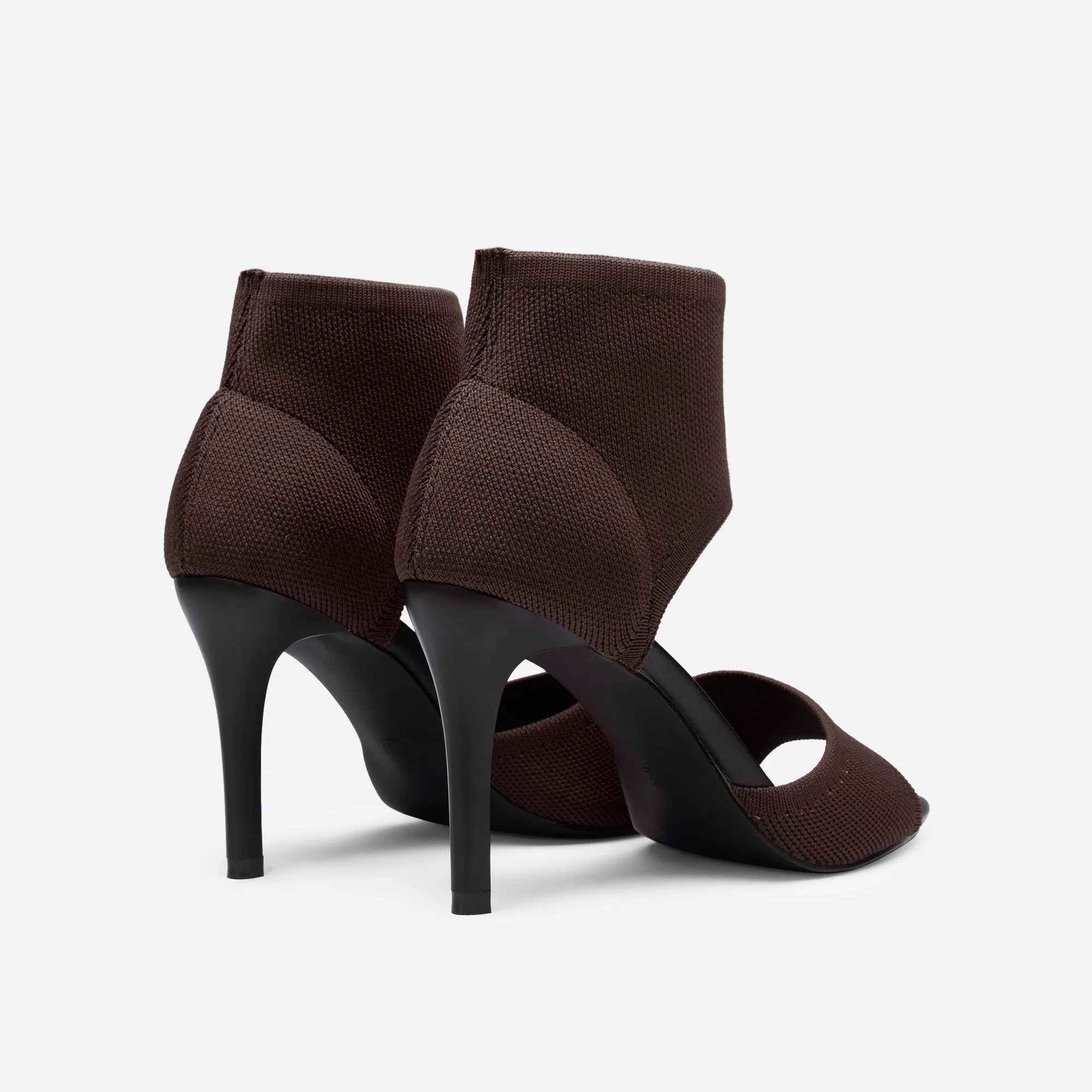 Peep-Toe High Heel Sandals
