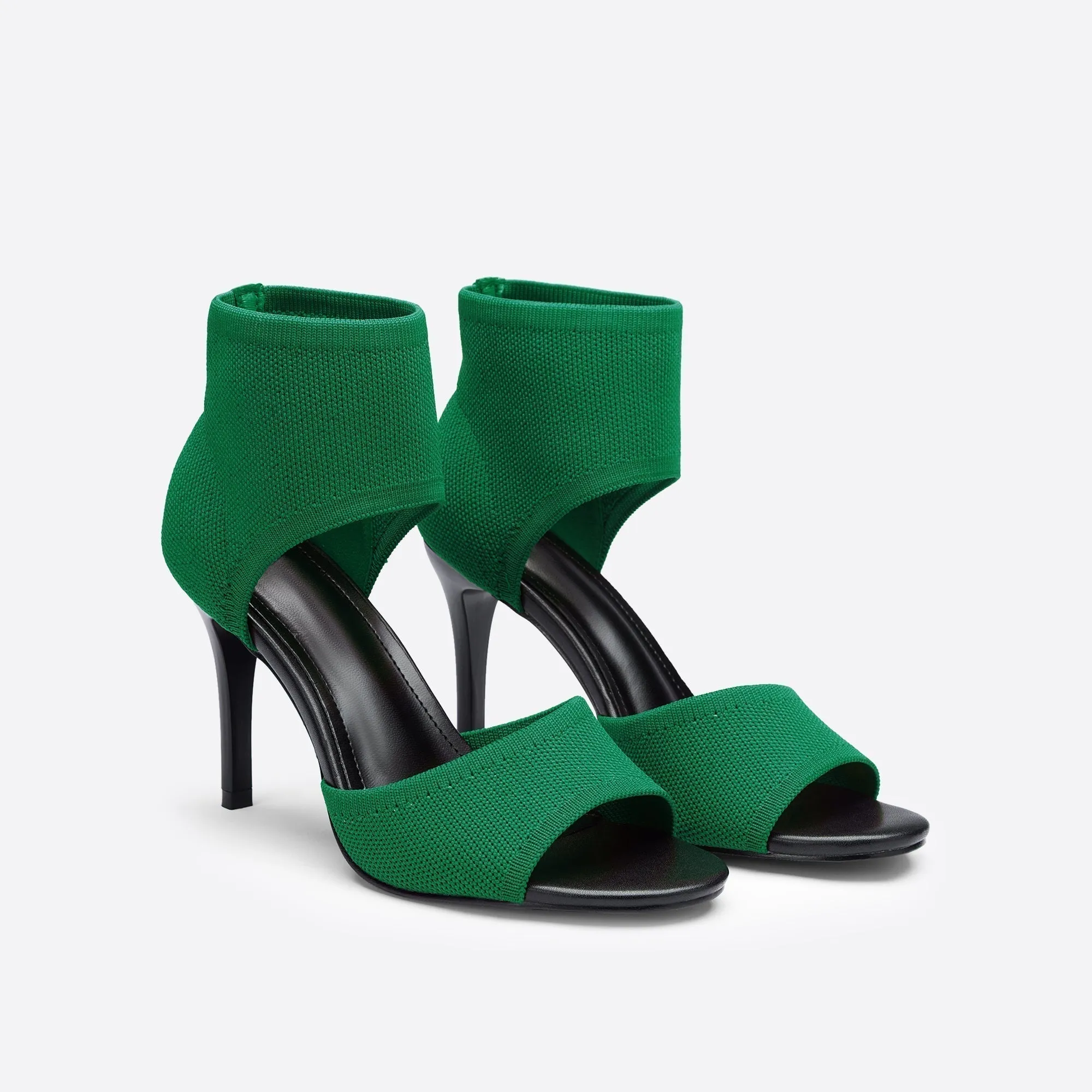 Peep-Toe High Heel Sandals