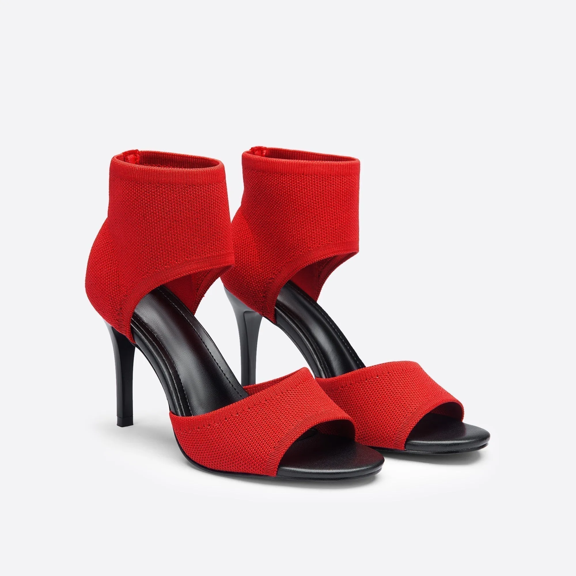 Peep-Toe High Heel Sandals