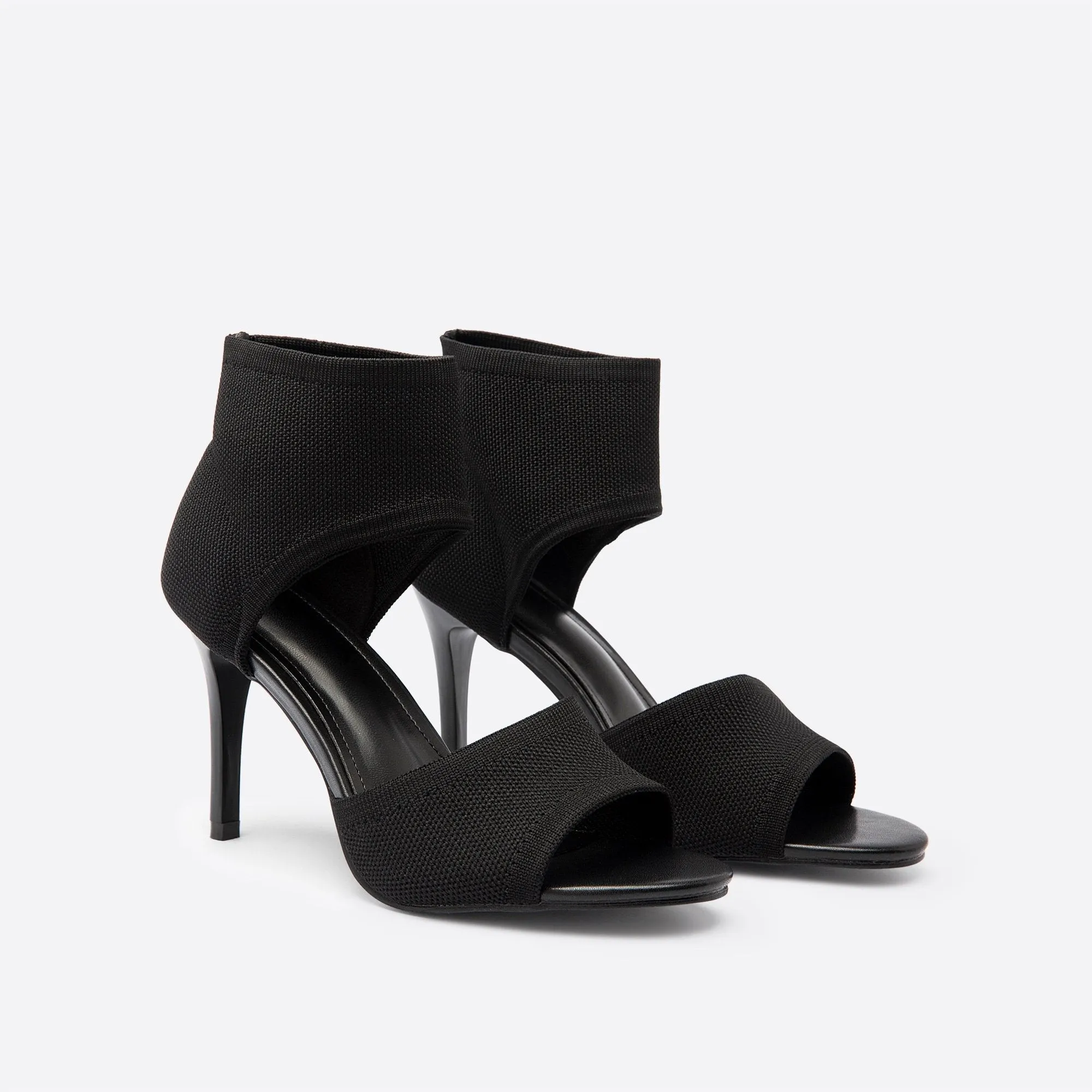 Peep-Toe High Heel Sandals
