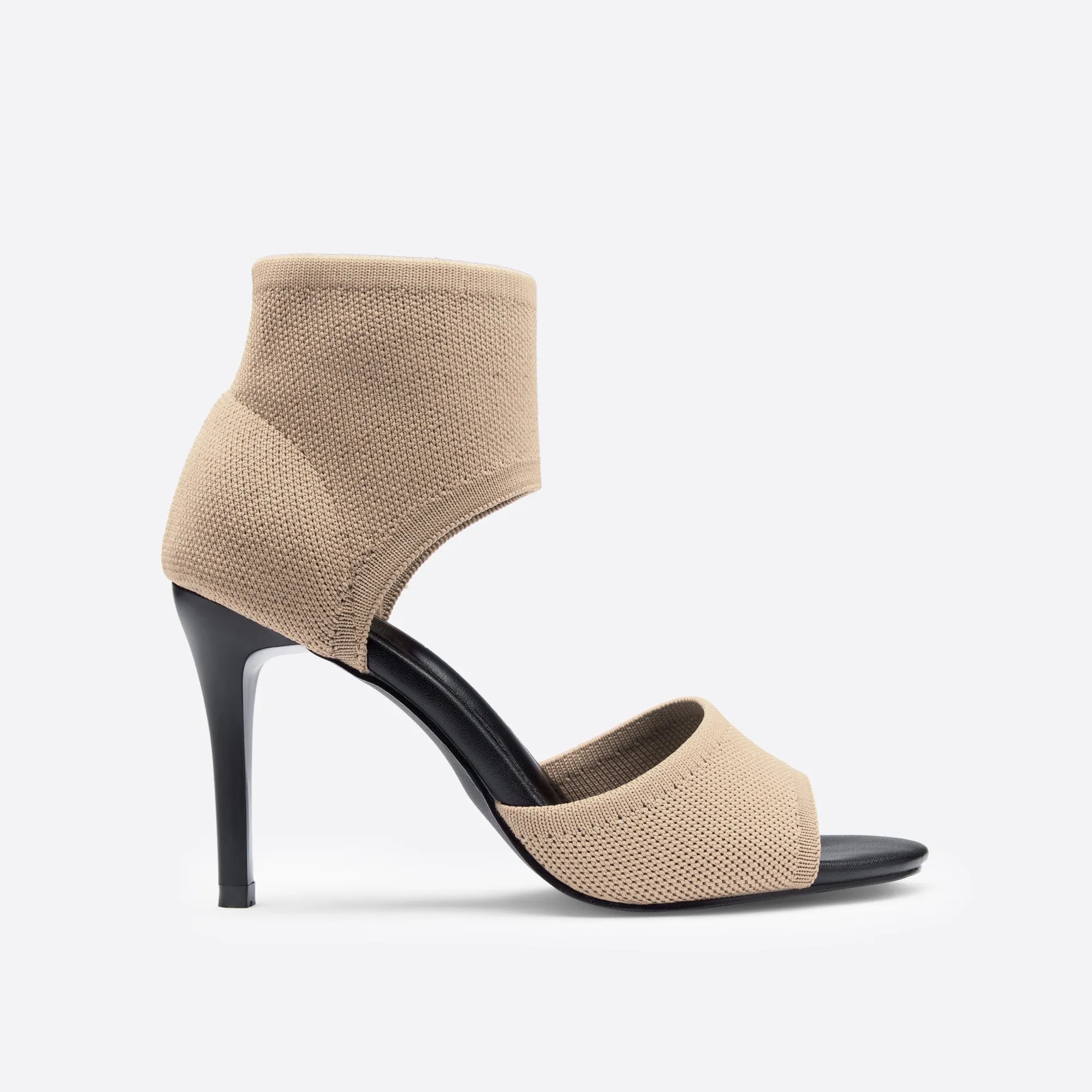 Peep-Toe High Heel Sandals