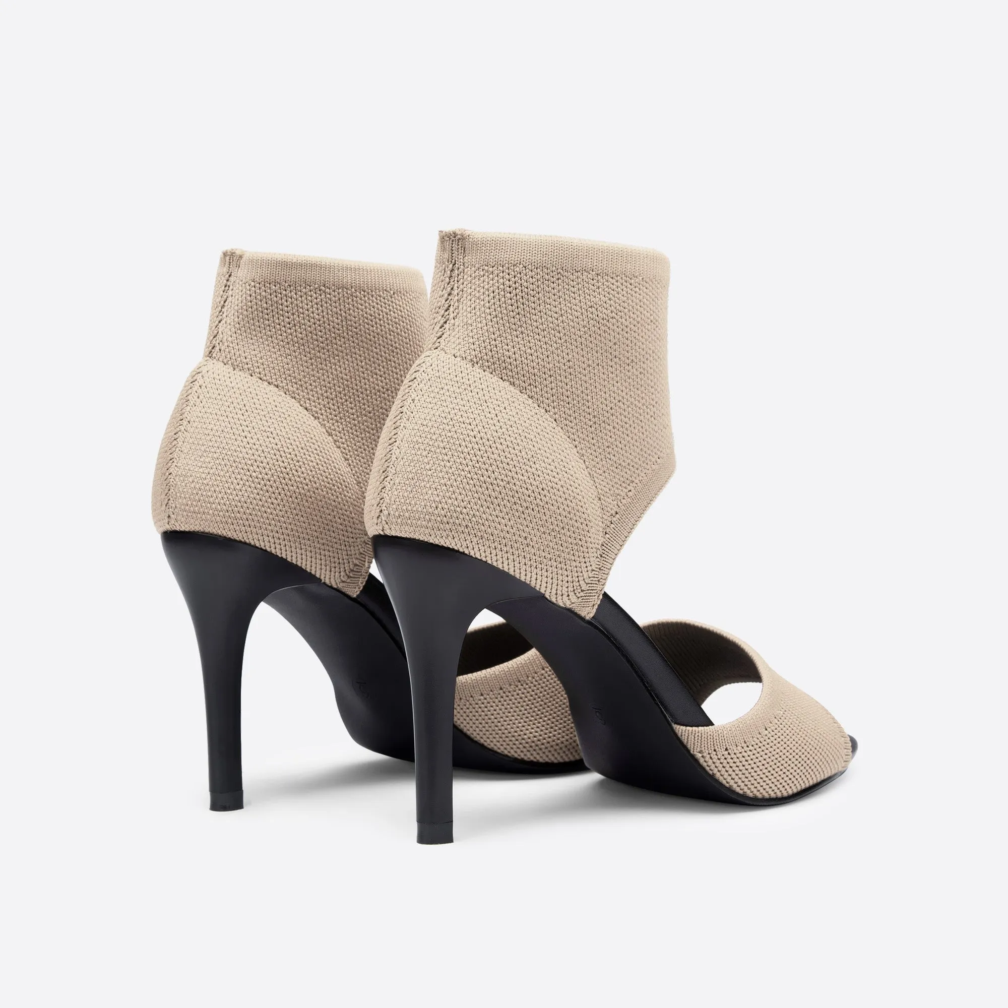 Peep-Toe High Heel Sandals