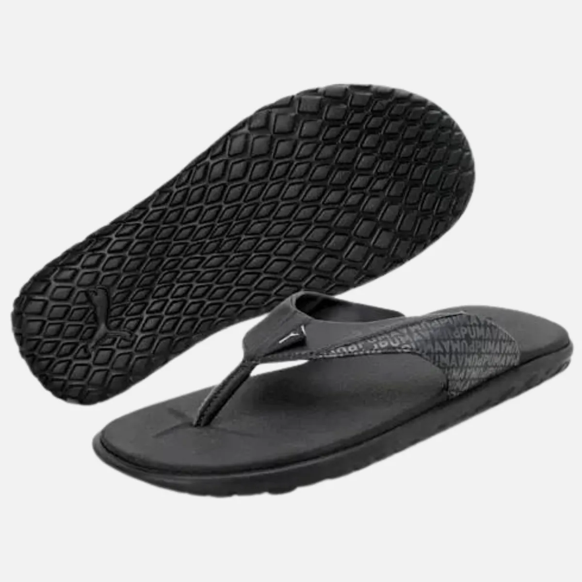 Puma Galaxy Comfort V4 Unisex Slipper -PUMA Black-PUMA White-Dark Shadow
