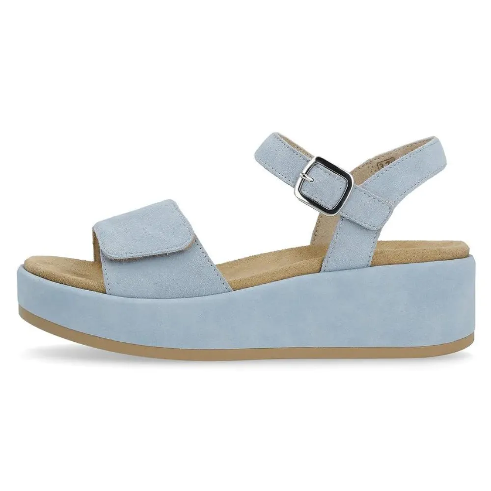 Remonte D1N50 Jocelyn Steel Blue Suede Sandal (Women's)