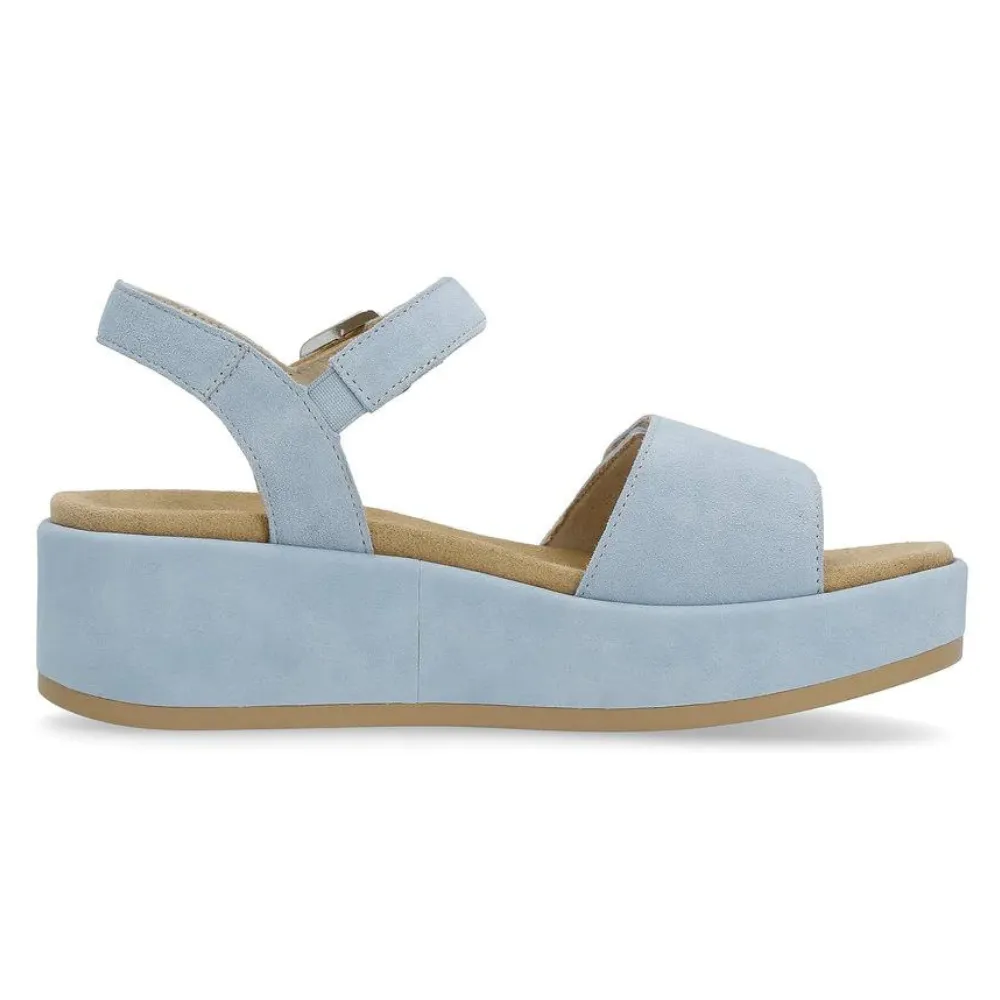 Remonte D1N50 Jocelyn Steel Blue Suede Sandal (Women's)