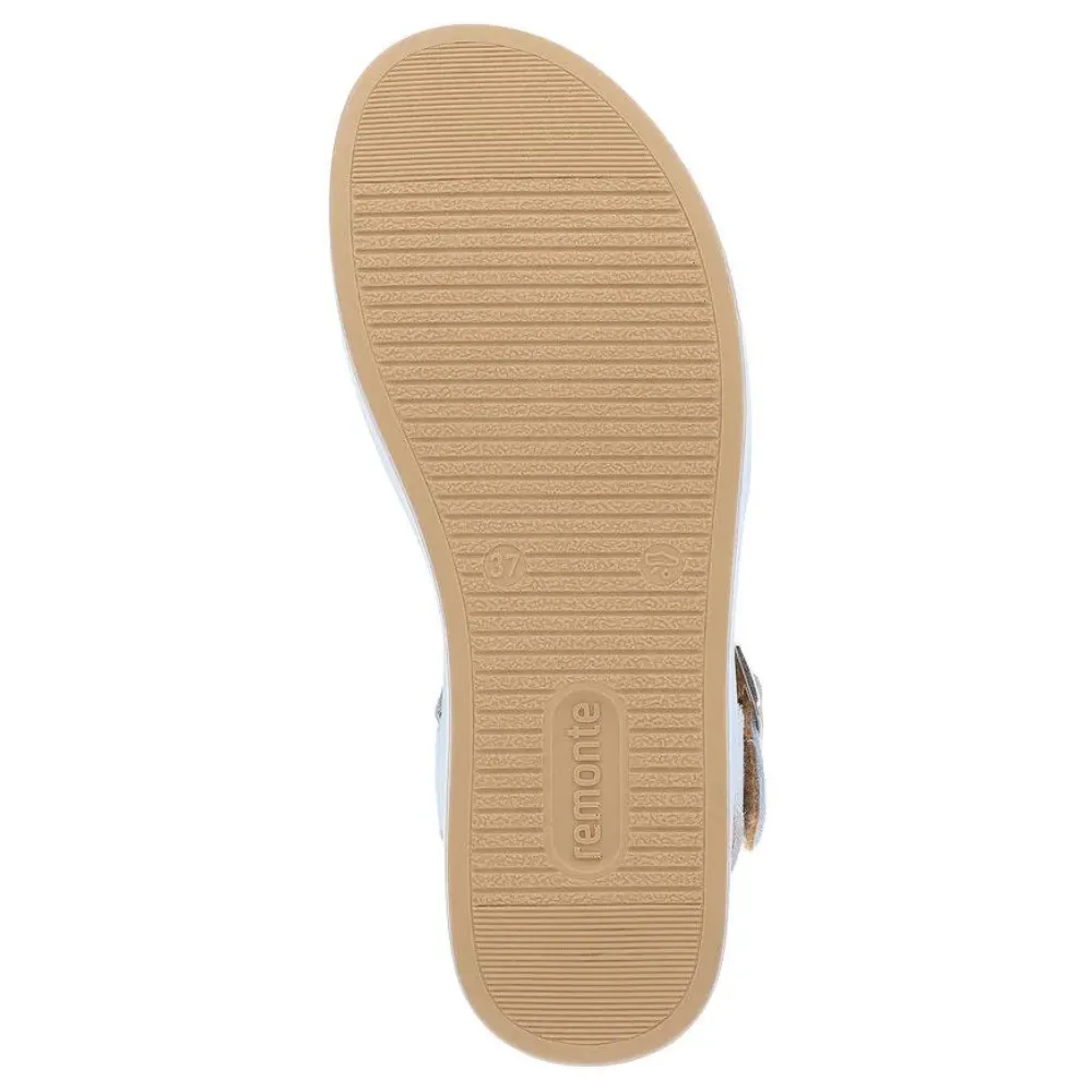 Remonte D1N50 Jocelyn Steel Blue Suede Sandal (Women's)