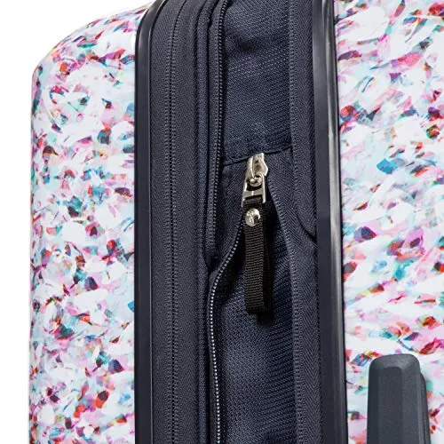 Ricardo Beverly Hills Beaumont 20-inch Carry-On Suitcase (White Sparkling Geode Print)