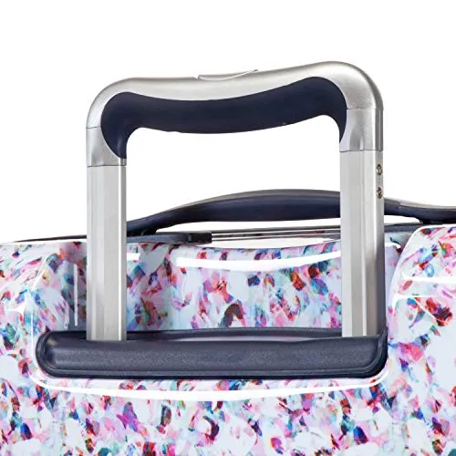 Ricardo Beverly Hills Beaumont 20-inch Carry-On Suitcase (White Sparkling Geode Print)