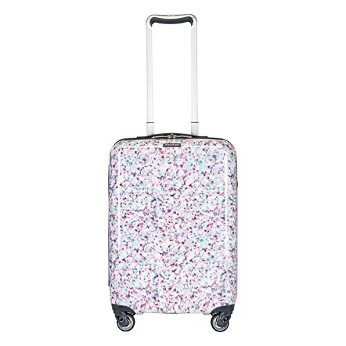 Ricardo Beverly Hills Beaumont 20-inch Carry-On Suitcase (White Sparkling Geode Print)