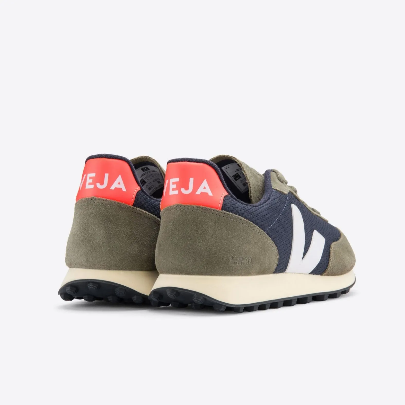 Rio Branco Alveomesh Nautico Sneaker (White   Orange Fluo)