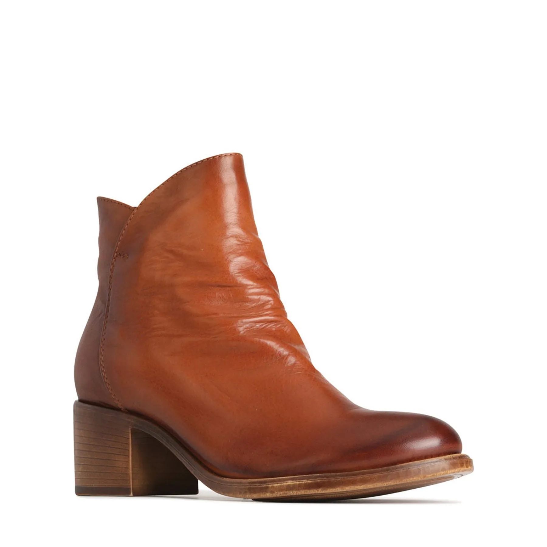ROBBI LEATHER ANKLE BOOTS