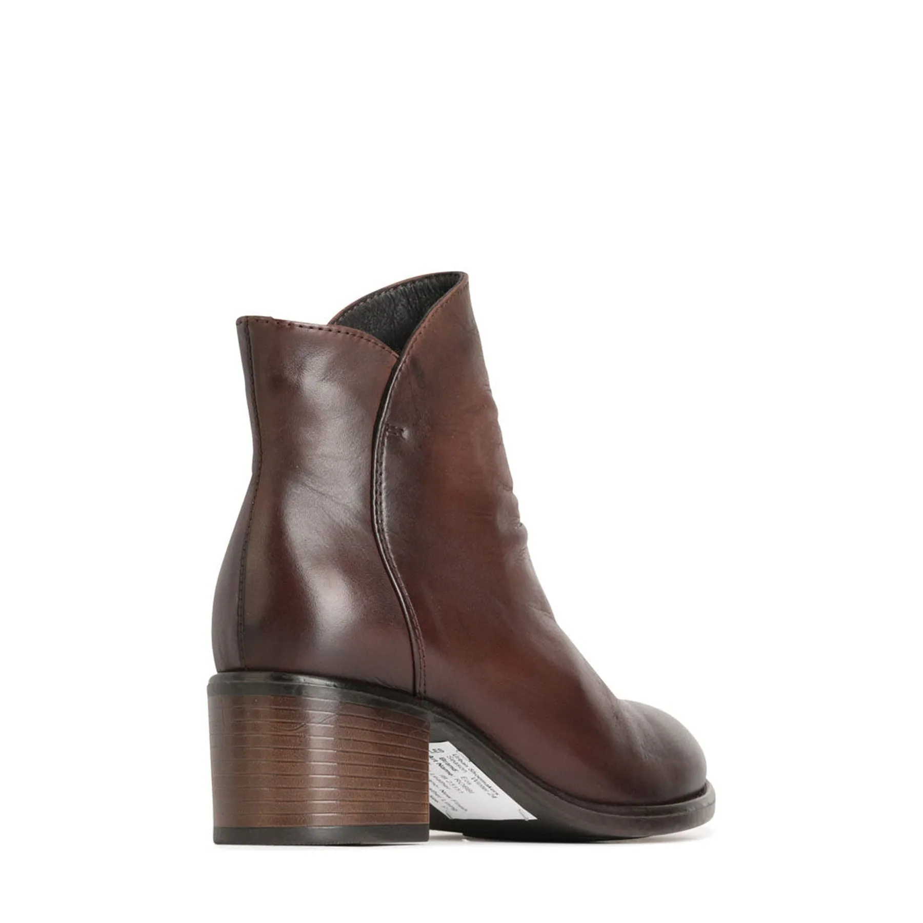 ROBBI LEATHER ANKLE BOOTS