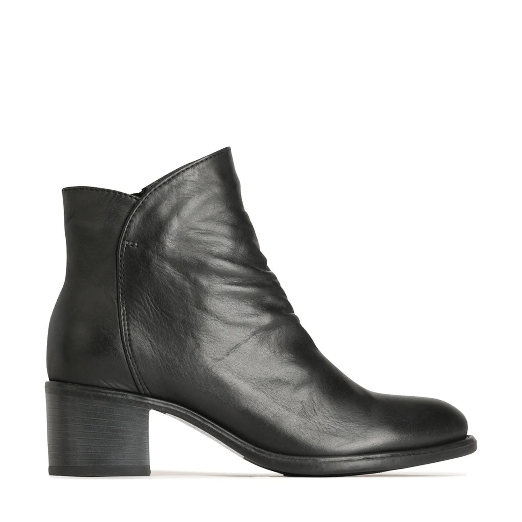 ROBBI LEATHER ANKLE BOOTS