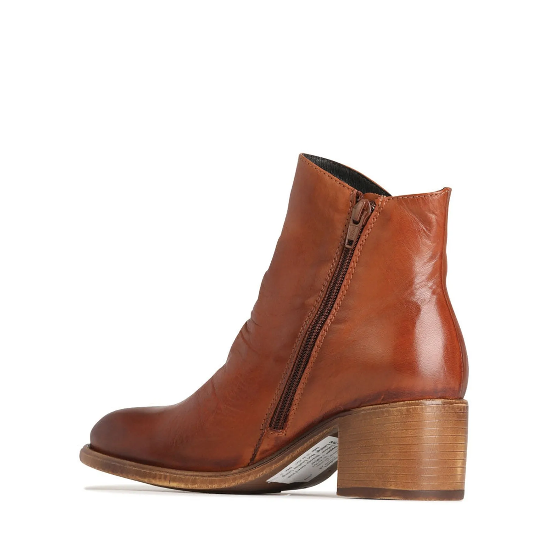 ROBBI LEATHER ANKLE BOOTS