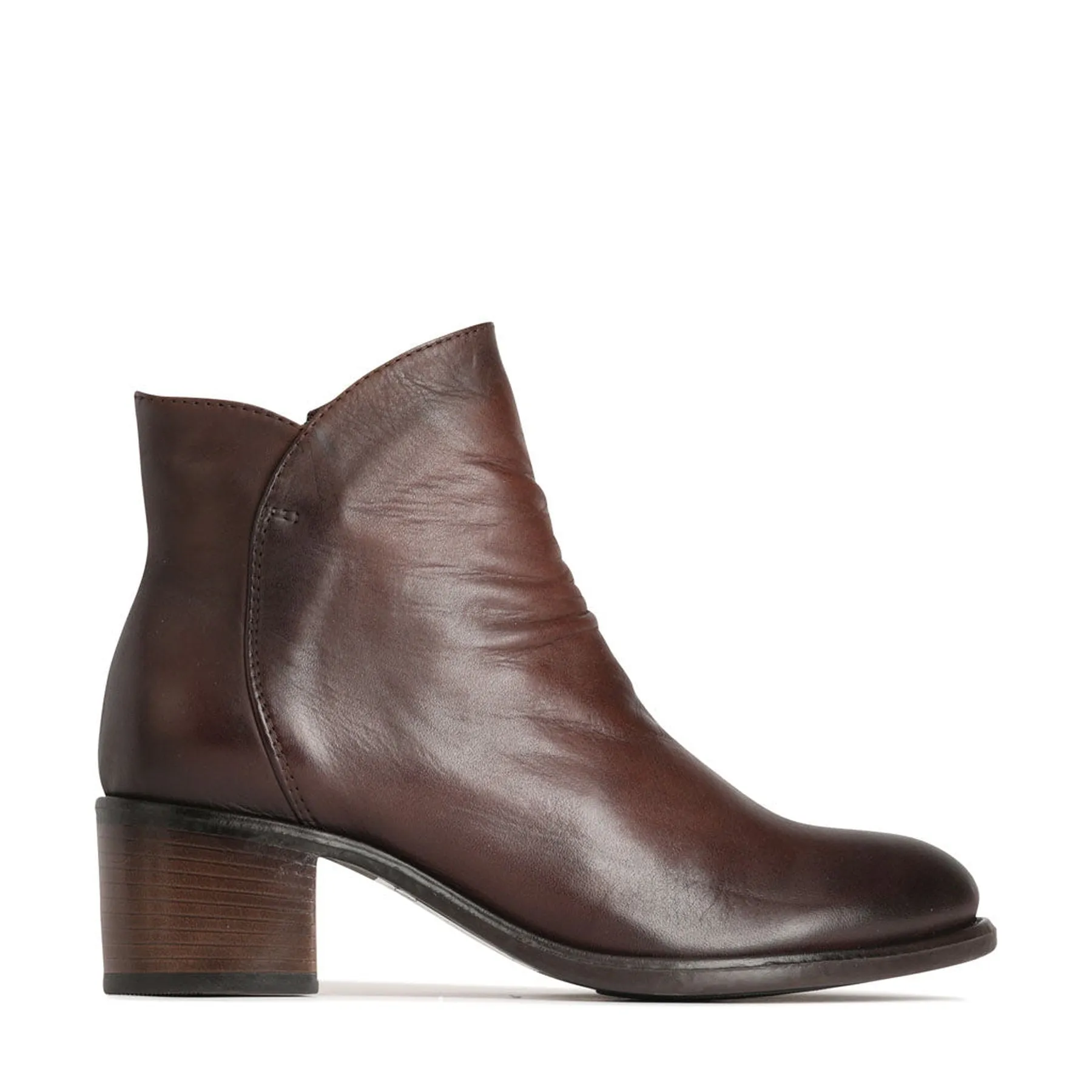 ROBBI LEATHER ANKLE BOOTS