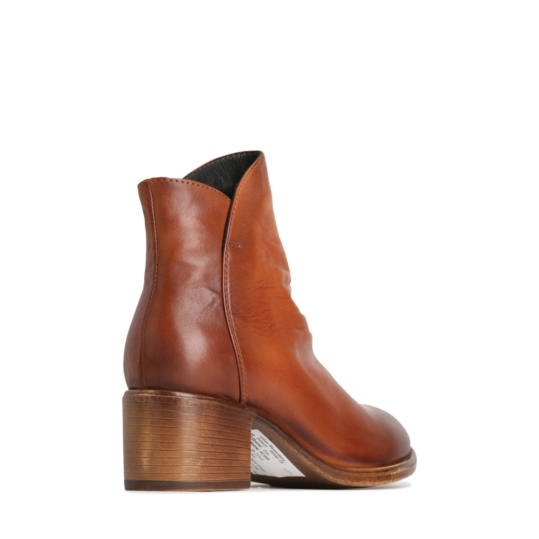 ROBBI LEATHER ANKLE BOOTS