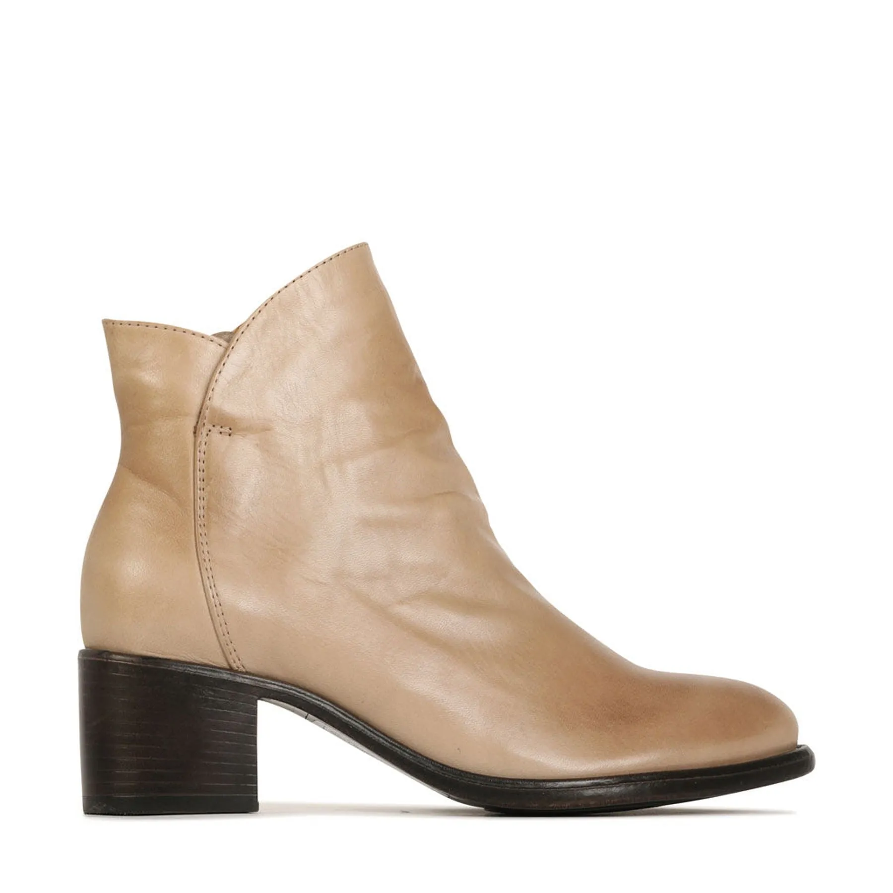 ROBBI LEATHER ANKLE BOOTS