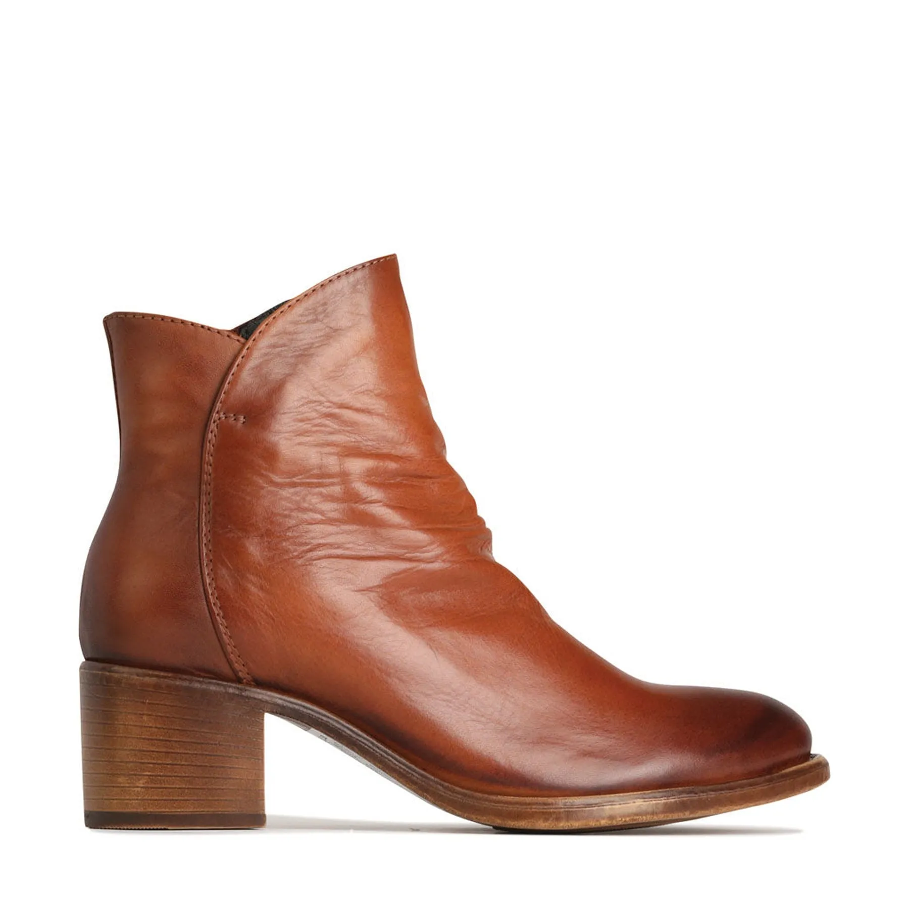 ROBBI LEATHER ANKLE BOOTS