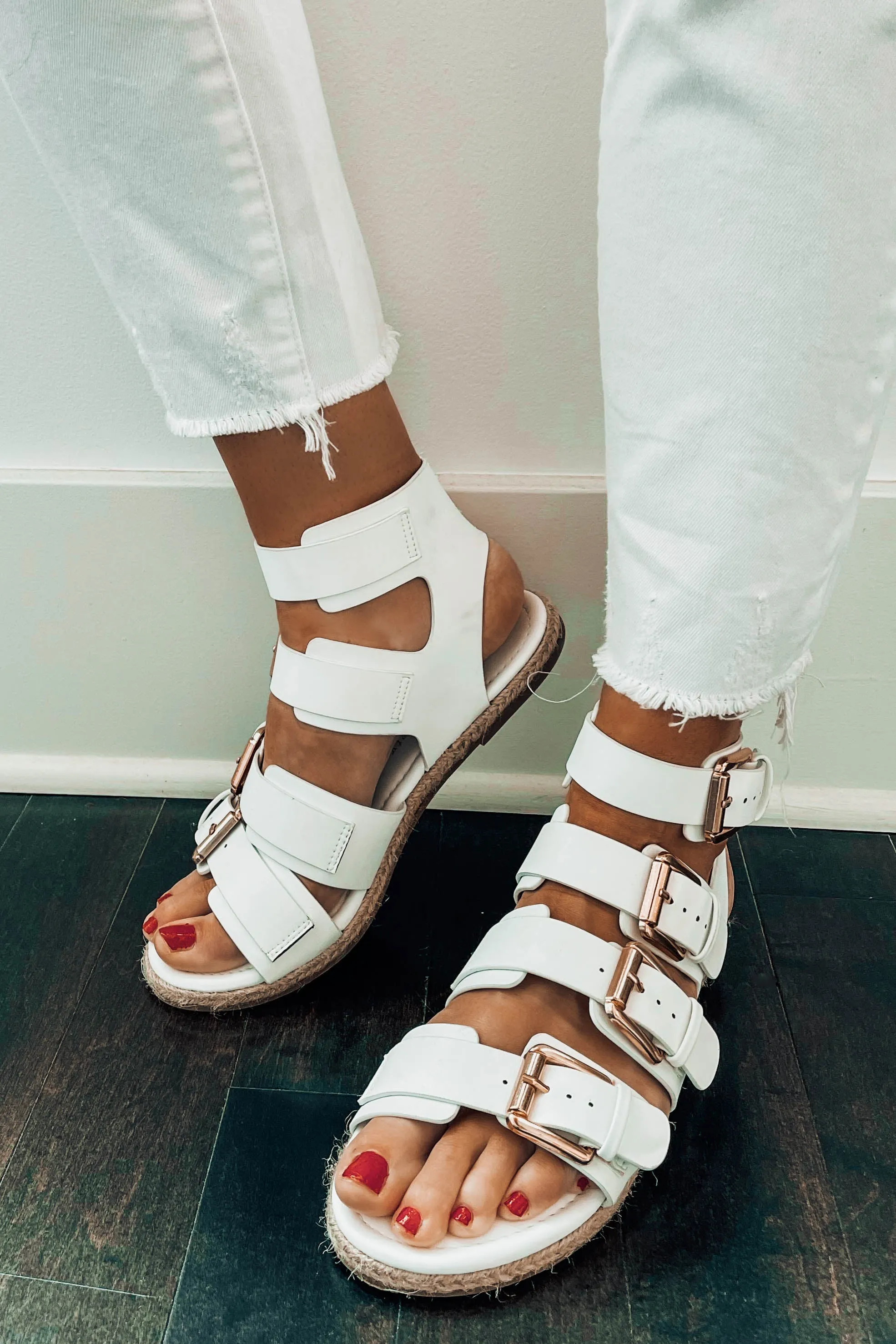 Roma Big Buckle Sandals