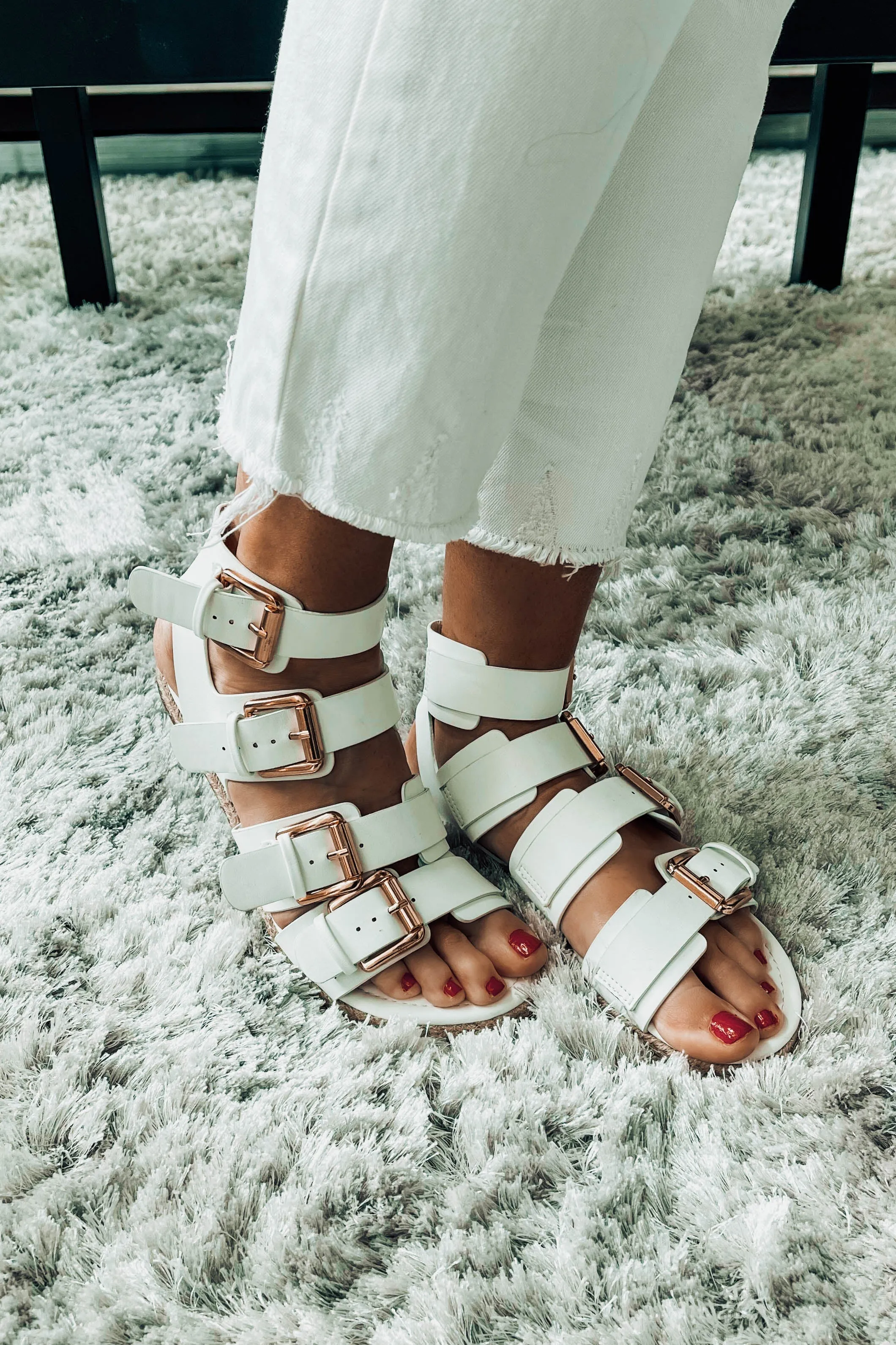 Roma Big Buckle Sandals