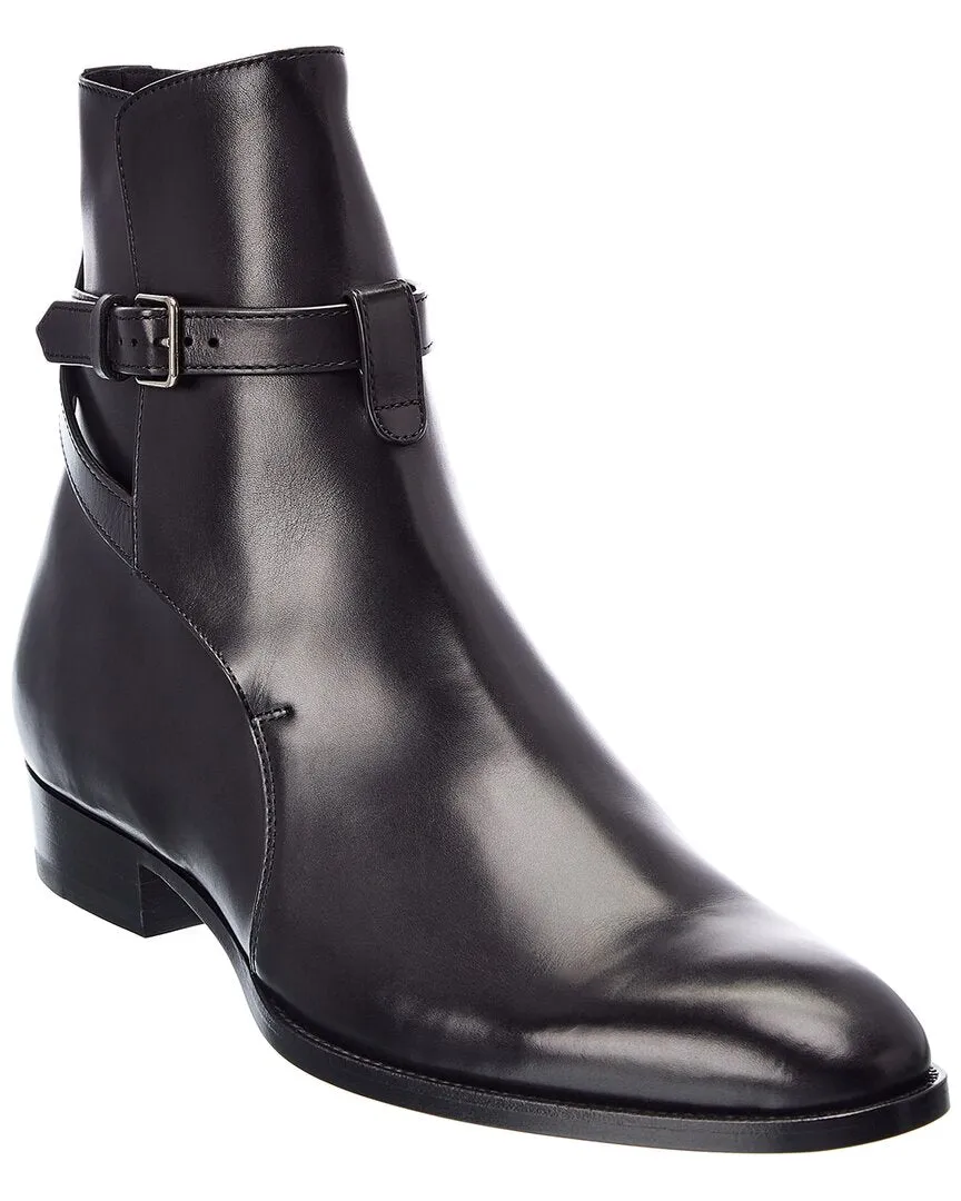 Saint Laurent Wyatt 30 Jodhpur Leather Boot