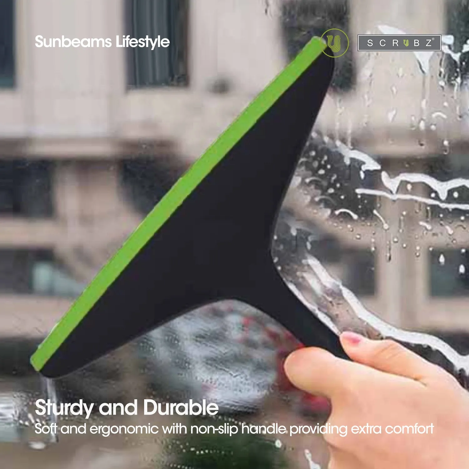 SCRUBZ Premium Shower Window Squeegee