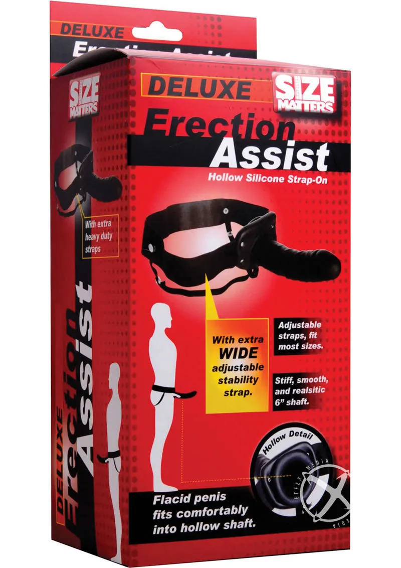Size Matters Erection Assist Silicone Hollow Strap-On