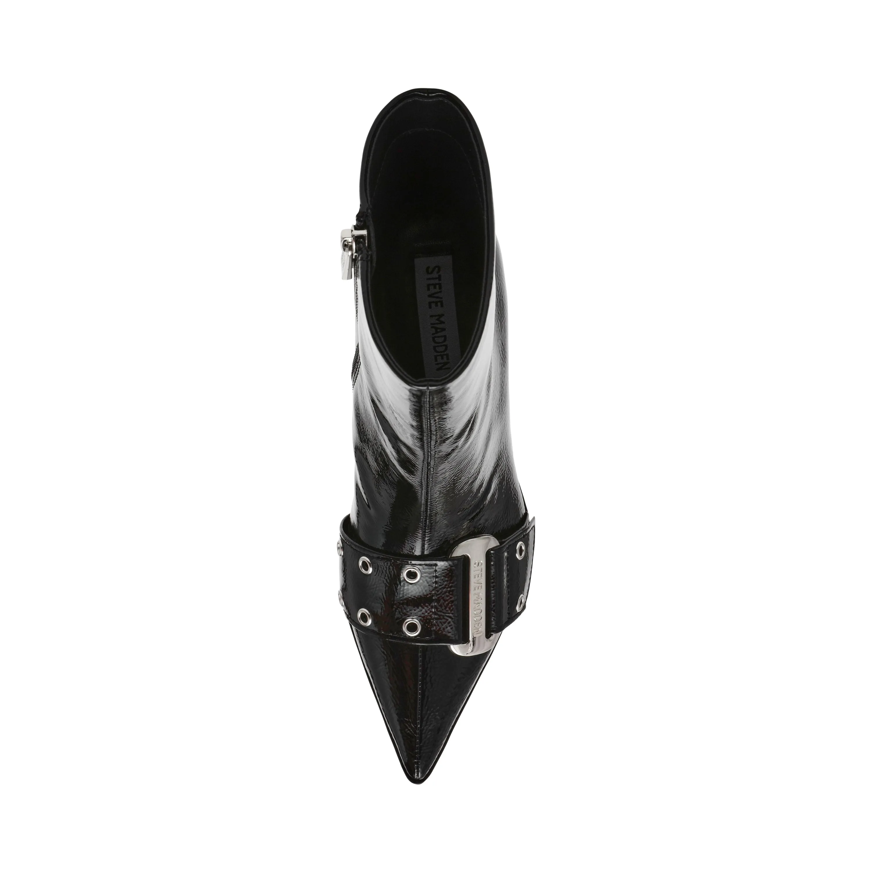 Slinger Bootie BLACK CRINKLE PATENT